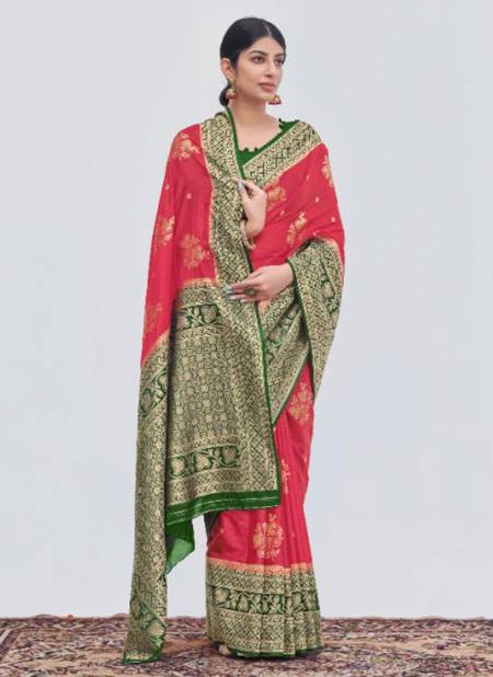 Pink Colour Madhushree Silk Vol 4 New latest Designer Ethnic Wear Saree Collection 17002